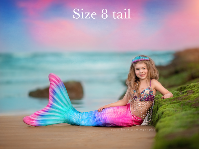 8 year old mermaid clearance tails